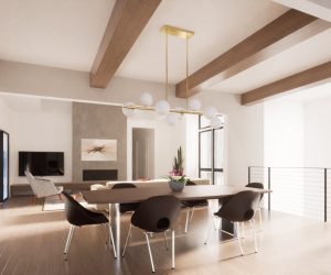 Image of Modern style Living room - Custom Home Builders